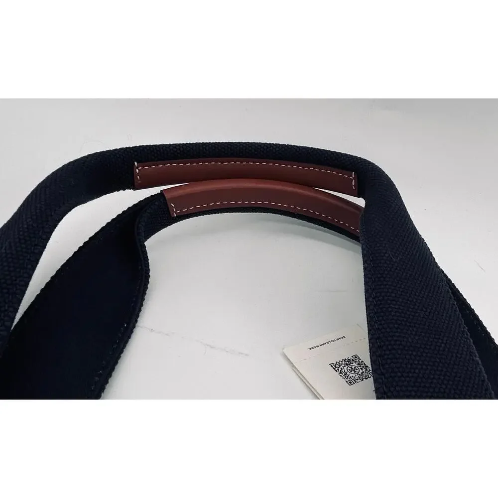 NWT Tory Burch‎ Navy Warm Night Canvas Tote